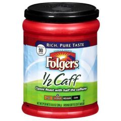 Folgers Coffee Medium 1/2 Caff Ground